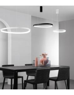 Fan Europe LED-Klapton-S45 Lampadario a sospensione LED CCT 40W Nero 2