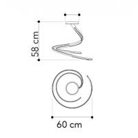 Fan Europe LED-KINETIC-PL LED Ceiling Lamp CCT 40W White