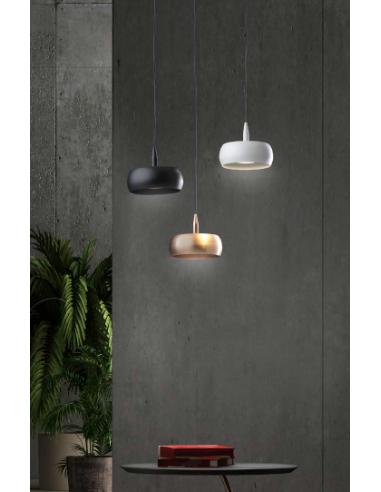 Exclusive Light HAT-S1-NE Lampada a sospensione LED integrato 10W Nero