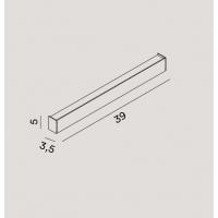 Perenz 8276 MM LC Rummo Applique LED integrato 39cm 3000K Marrone