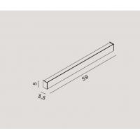 Perenz 8278 MM LC Rummo Applique LED integrato 59cm 3000K Marrone