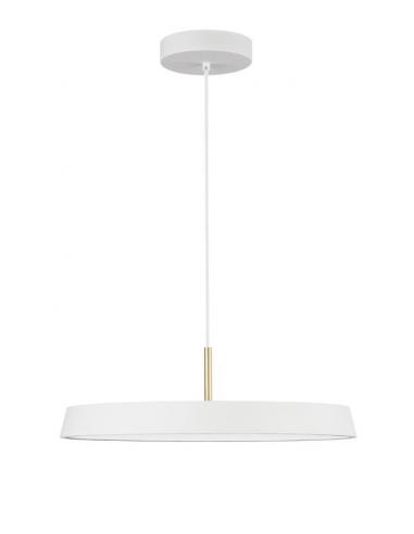 Nova Luce 910621 VETRO Lampadario a sospensione LED integrato 41W Bianco