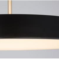 Nova Luce 910622 VETRO Lampadario a sospensione LED integrato 41W Nero