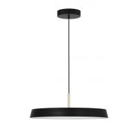 Nova Luce 910622 VETRO Lampadario a sospensione LED integrato 41W Nero