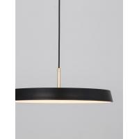 Nova Luce 910622 VETRO Lampadario a sospensione LED integrato 41W Nero