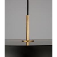 Nova Luce 910622 VETRO Lampadario a sospensione LED integrato 41W Nero
