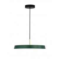 Nova Luce 910623 VETRO Lampadario a sospensione LED integrato 41W Verde