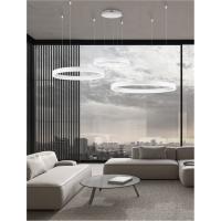 Nova Luce 9530216 Motif Pendant Lamp ø60-80-100cm LED CCT Dimmable White