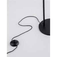 Nova Luce 9540254 Sfera Floor Lamp H125cm LED 6W Black