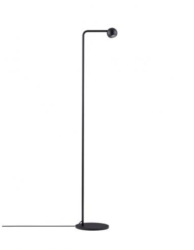 Nova Luce 9540254 Sfera Lampada da terra H125cm LED 6W Nero