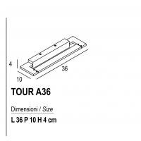 Exclusive Light TOURA36WH Applique LED 12W 3000K Bianco