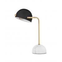 Nova Luce 9501225 Bishop Table Lamp Marble Gold Black