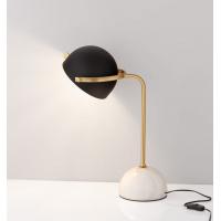 Nova Luce 9501225 Bishop Table Lamp Marble Gold Black