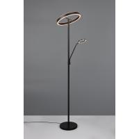 Trio Lighting 449510232 Willis Lampada da terra LED integrato Nera