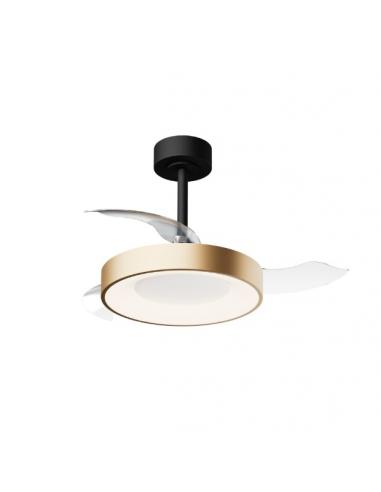 Mantra 9091 Niseko M Integrated LED Ceiling Fan 3 Blades Gold