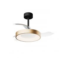 Mantra 9091 Niseko M Integrated LED Ceiling Fan 3 Blades Gold