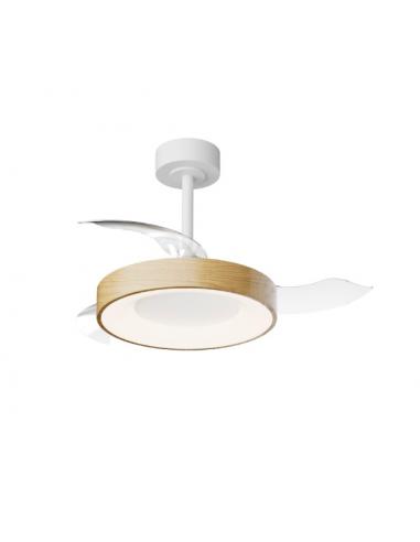 Mantra 9011 Niseko M Integrated LED Ceiling Fan 3 Blades Wood Effect