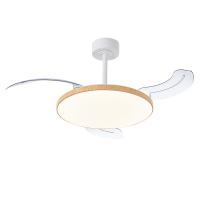 Mantra 9007 Slim Fan Integrated LED Ceiling Fan Wood Effect