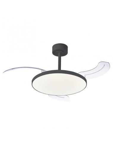 Mantra 9055 Slim Fan Integrated LED Ceiling Fan Black