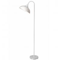 Perenz 6260B Lampada da terra orientabile e stelo in gomma bianco
