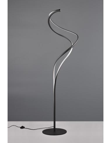 Trio Lighting 444310132 Nala Lampada da terra LED CCT dimmerabile Nero