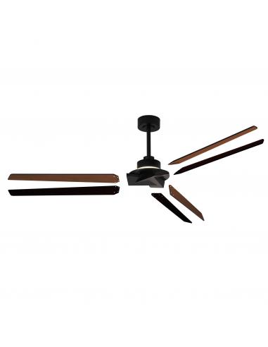 Mantra 8725 Brisa Mini Ventilatore da soffitto LED integrato Nero+Legno