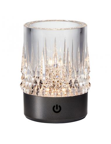 Mantra 9084 Lax Lampada da Tavolo 1W 3000K base nero nickel