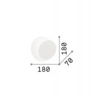 Ideal Lux 238975 Tick Lampada da parete LED 3000K Bianco