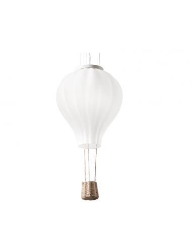 Ideal Lux 261195 Dream Big Lampada a sospensione Ø42cm E27 Vetro Bianco