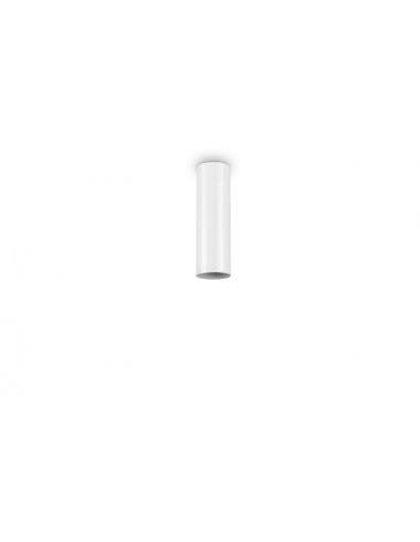Ideal Lux 233079 Look PL1 Lampada da soffitto 6cm GU10 H20cm Bianco