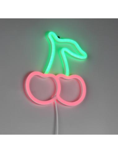 Trio Lighting R23701100 Cerise Lampada da parete ciliegie effetto neon a led
