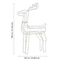 Eglo 411448 Tuby Deer Renna decorazione natalizia LED IP44