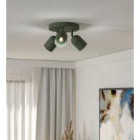 Eglo 44134 Tilston Lampada da soffitto 3 luci E14 Verde Opaco