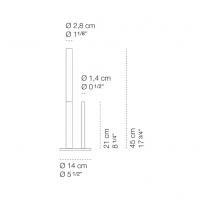 Cini&Nils Ognidove Lampada da tavolo ricaricabile LED touch Oro