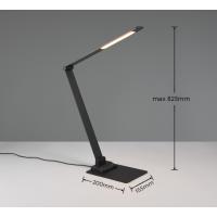 Trio Lighting 545310132 Travis Lampada da tavolo LED CCT Touch Nera