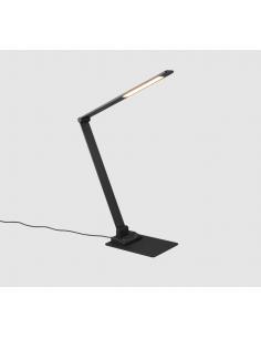 Trio Lighting 545310132 Travis LED CCT Touch Table Lamp Black
