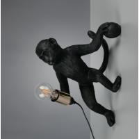 Trio Lighting R26541002 LOUY Lampada da parete 1xE27 Scimmietta Nera