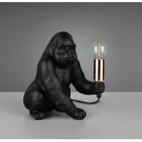 Trio Lighting R56611002 KONG Lampada da tavolo Gorilla 1xE14 Nera