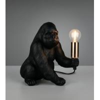 Trio Lighting R56611002 KONG Lampada da tavolo Gorilla 1xE14 Nera