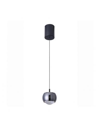 Mantra 8407 Roller Height-Adjustable LED Pendant Lamp 12W Black/Chrome