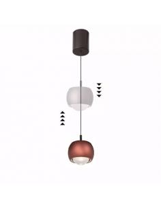 Mantra 8408 Roller Height-Adjustable LED Pendant Lamp 12W Coffee 2