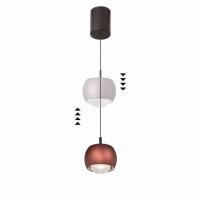 Mantra 8408 Roller Height-Adjustable LED Pendant Lamp 12W Coffee