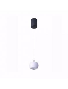 Mantra 8405 Roller Height-Adjustable LED Pendant Lamp 12W White