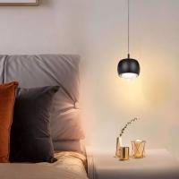 Mantra 8406 Roller Height-Adjustable LED Pendant Lamp 12W Matt Black