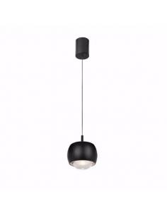 Mantra 8406 Roller Height-Adjustable LED Pendant Lamp 12W Matt Black