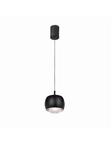 Mantra 8406 Roller Height-Adjustable LED Pendant Lamp 12W Matt Black