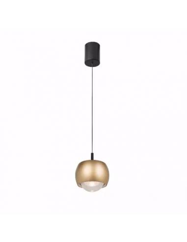 Mantra 8541 Roller Height-Adjustable LED Pendant Lamp 12W Matt Gold