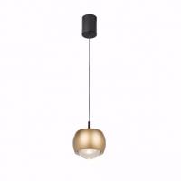 Mantra 8541 Roller Height-Adjustable LED Pendant Lamp 12W Matt Gold