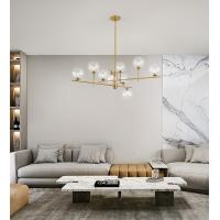 Perenz 8516 OB Pyrex Lampadario da soffitto 9 luci G9 Ottone Brunito
