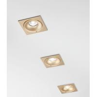 Ondaluce OTF0024G Gibò Faretto da incasso quadrato GU10 Oro opaco